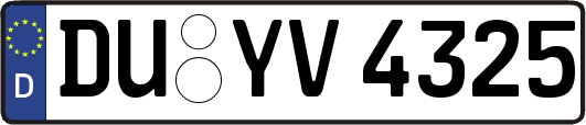DU-YV4325