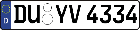 DU-YV4334