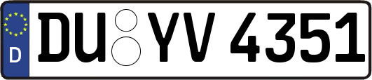 DU-YV4351