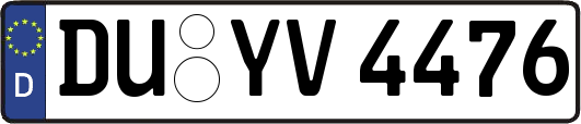 DU-YV4476