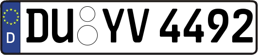 DU-YV4492