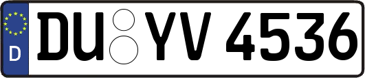 DU-YV4536