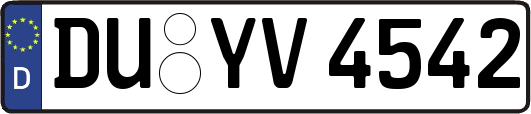 DU-YV4542