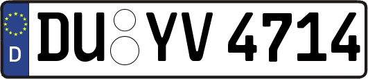 DU-YV4714