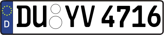 DU-YV4716