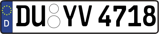 DU-YV4718