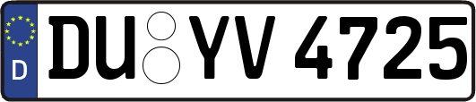 DU-YV4725