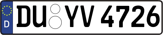 DU-YV4726
