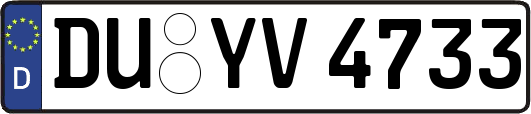 DU-YV4733