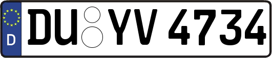 DU-YV4734