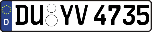 DU-YV4735