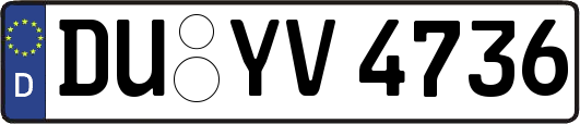 DU-YV4736