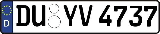 DU-YV4737