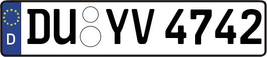 DU-YV4742