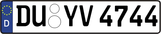DU-YV4744