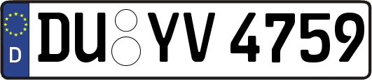 DU-YV4759
