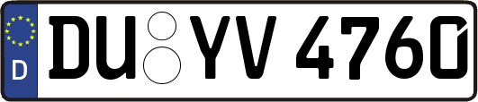 DU-YV4760