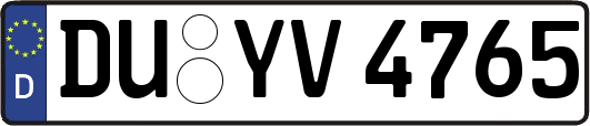 DU-YV4765