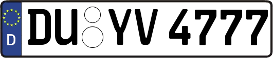 DU-YV4777