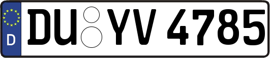 DU-YV4785