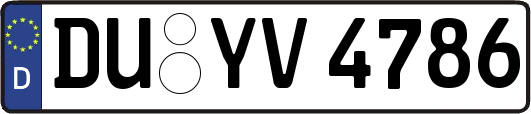 DU-YV4786