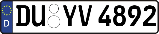 DU-YV4892