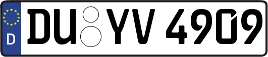 DU-YV4909