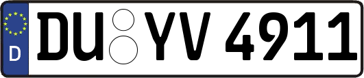 DU-YV4911