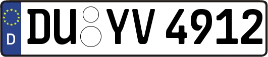 DU-YV4912