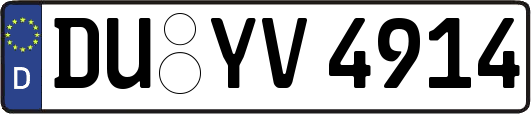 DU-YV4914