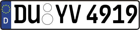 DU-YV4919