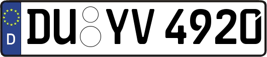 DU-YV4920