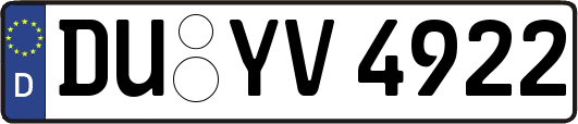DU-YV4922