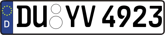 DU-YV4923