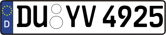 DU-YV4925