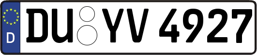 DU-YV4927