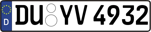 DU-YV4932