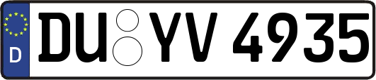 DU-YV4935