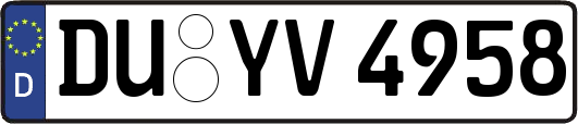 DU-YV4958