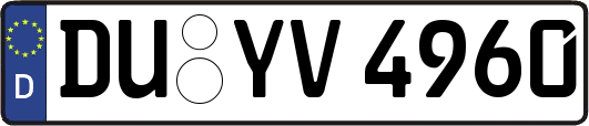 DU-YV4960