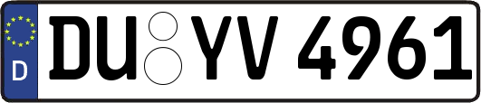DU-YV4961