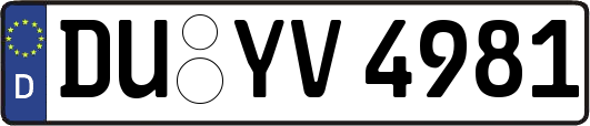 DU-YV4981