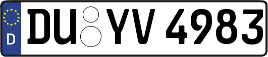DU-YV4983
