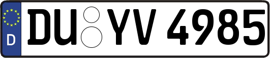 DU-YV4985