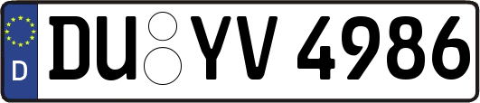 DU-YV4986