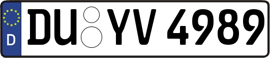 DU-YV4989