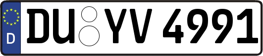 DU-YV4991