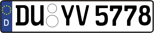 DU-YV5778