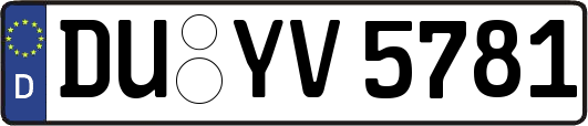 DU-YV5781