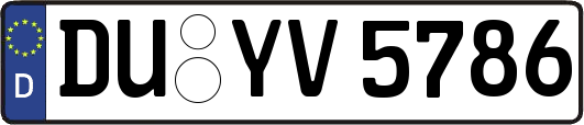 DU-YV5786